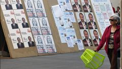 Carteles electorales en las elecciones municipales del 2015