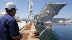 El adi�s del �Pr�ncipe de Asturias� a Ferrol