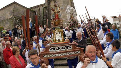 Procesi�n Virgen Guadalupe en Rianxo