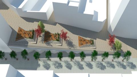 Imagen virtual de la intervenci�n que planea el Concello en A Laxe y Carral