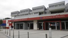 Las Facultades de Bioloxa y Matemticas de la USC, en una imagen de archivo.