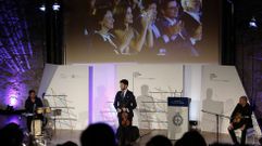 La Reina Letizia presidi� hoy el acto inaugural de los cursos de verano de la Escuela Internacional de M�sica de la Fundaci�n Princesa de Asturias