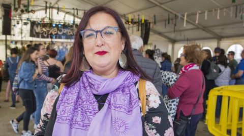 Viki Rivadulla, artista muxi� e autora das obras da Mostra 