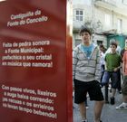Escolares facendo o roteiro Manuel Mar�a
