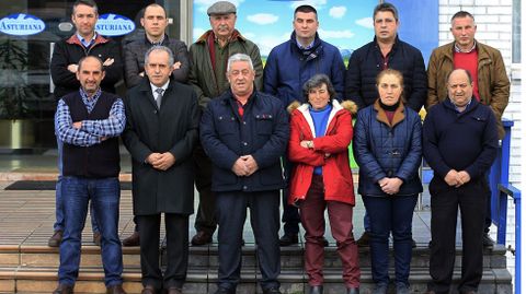 La nueva junta rectora de la Central Lechera.La nueva junta rectora de la Central Lechera