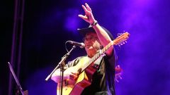 El�ades Ochoa, durante un concierto en Galicia