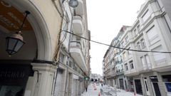 La renovaci�n de la calle Quiroga Ballesteros no incluir� la retirada de los cables que la afean
