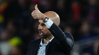 El entrenador del Celta, Claudio Gir�ldez, durante el partido ante el Barcelona.