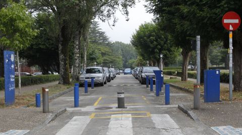 Zonas reservadas para personal de la USC