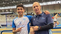 Castro y Tom�s P�rez en una cita celebrada esta temporada. 