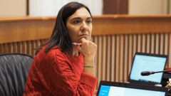 La diputada socialista Carmen Rodr�guez Dacosta, portavoz de empleo en su grupo parlamentario
