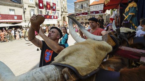 Ribadavia disfrut de una jornada inmersa en el medievo