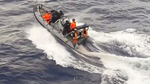 Espectacular operaci�n contra el tr�fico de coca�na en la costa de Marruecos