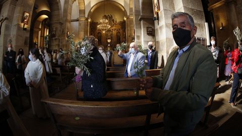 Bendici�n de ramos en Ribeira
