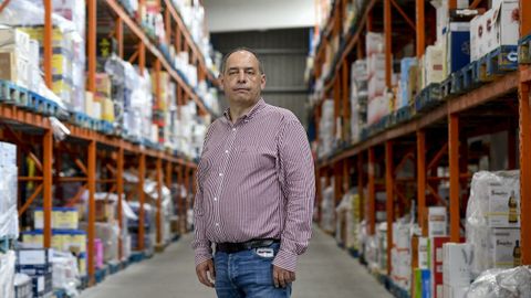 Eloy García é o xerente de Distribucións Cristo Galicia, de Sarria