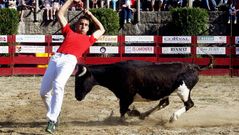 Las vaquillas fueron el plato fuerte de la fiesta de la juventud