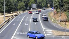 Lugar donde se construir� la glorieta en la N-6