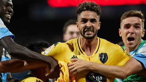 Chris Ramos, el protagonista del partido del Lugo