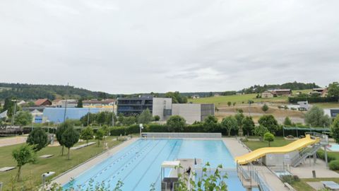 Piscina municipal de la comuna suiza de Porrentruy.