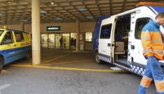 Servicio de Urgencias del Hospital Cl�nico de Santiago, ayer por la tarde. 