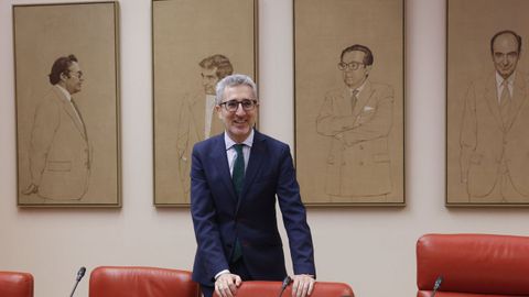 El ministro de Hacienda, Arcadi Espa�a, en el Congreso de los Diputados, en una imagen de archivo.