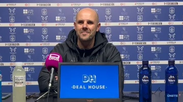 Fredi �lvarez, en la rueda de prensa posterior al duelo ante el Talavera.