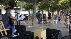 Una de las actividades con las que O Barco celebr� las Festas do Cristo en el 2020