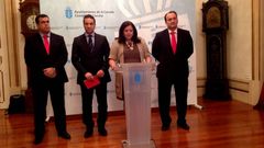 Presentaci�n de las nuevas rutas en el Ayuntamiento de A Coru�a