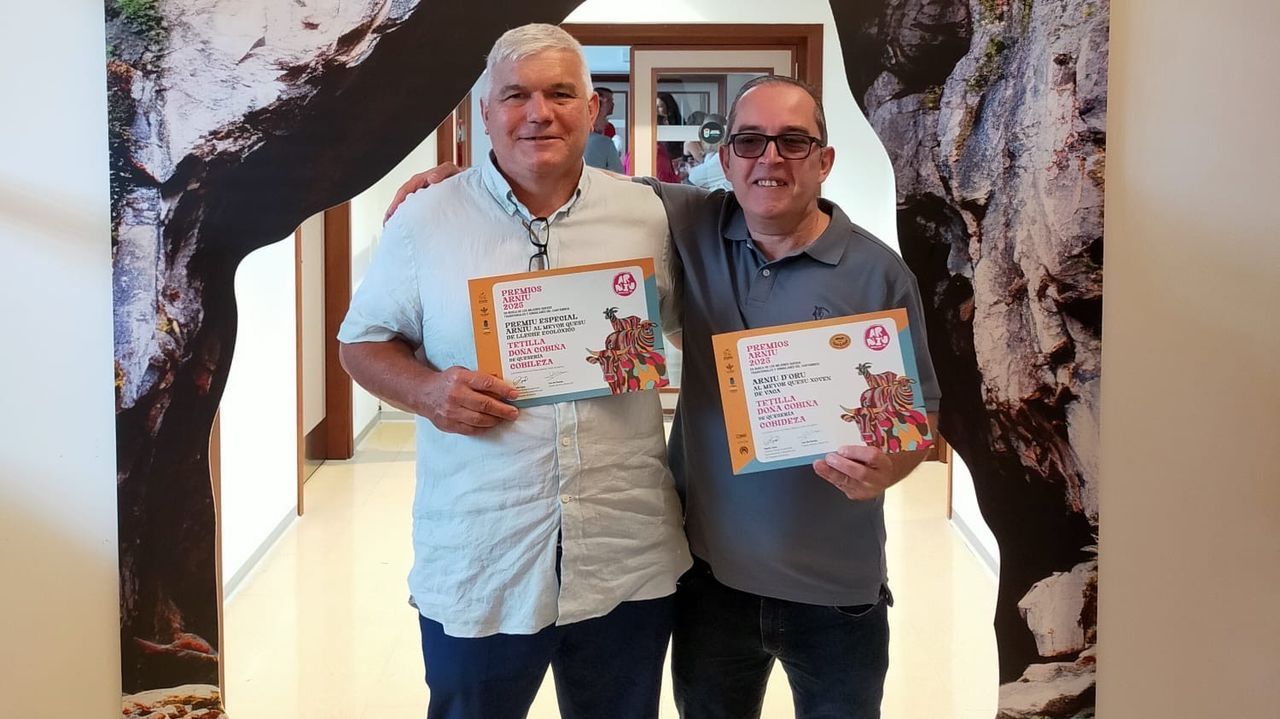 El tetilla de Dona Cobiña, mejor queso joven de vaca y ecológico en los premios Arniu