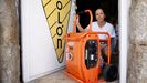 La heladera Coln se hizo con un generador para evitar que se perdiera todo el helado. 