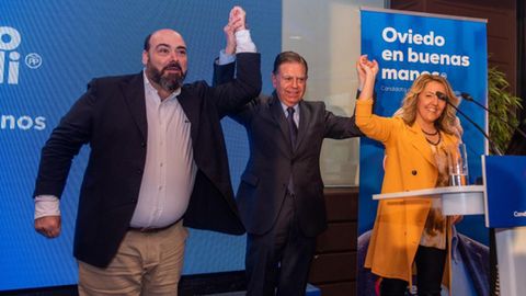 Agust�n Iglesias Caunedo, Alfredo Canteli y Teresa Mallada