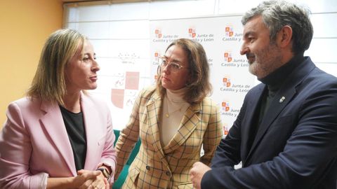 Los responsables de infraestructuras y Transportes de Galicia, Castilla y Le�n y Asturias