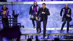 El artista Chayanne en una imagen de uno de sus conciertos