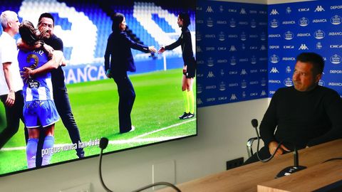 Fran Alonso, en su despedida