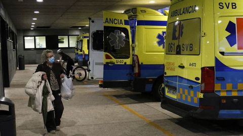 Entrada de las urgencias del hospital de Vigo