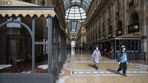 Galeria Vittorio Emmanuele II en Miln, centro comercial ms antiguo en activo de toda Italia.