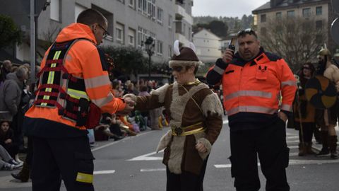 Desfile de entroido de Barbad�s por las calles de A Valenz�