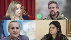 Lara M�ndez, Rub�n Arroxo, Ram�n Carballo y Olga Louzao