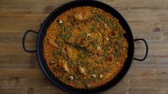 Paella valenciana. 