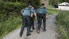Operativo de bsqueda de la Guardia Civil en A Pontenova (imagen de archivo)