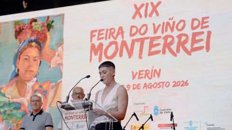 Ant�a P�rez, jugadora internacional de f�tbol sala, ley� el preg�n.