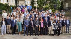 Asistentes a la celebraci�n del D�a do M�dico en el CC Marcos Valc�rcel de Ourense.