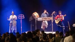 La banda Alana, en un concierto en Malpica 