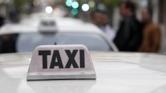 Parada de taxis de la avenida de Galicia, la de mayor actividad en Monforte