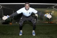 Alassane defiende la porter�a del Puebla, conjunto al que lleg� de la mano de N�stor Romero. 