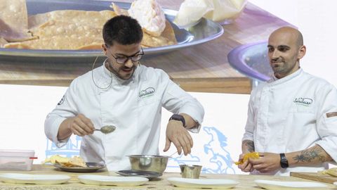 Ferreiro gan� con la tapa �Bonito, millo e langostino�