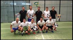 El equipo masculino de San Mateo que triunf� en Ordes