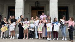 Foto de grupo dos gaadores da campaa das Letras.