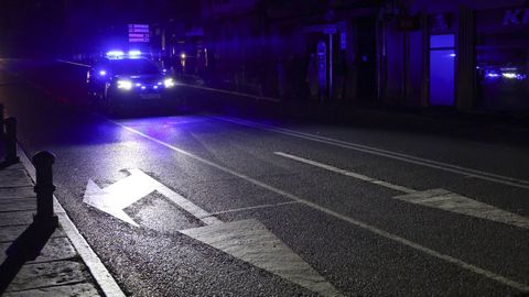 Una patrulla de la Policía Nacional, en Santiago