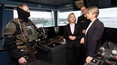 El buque Turva,�en una misi�n de vigilancia en la costa finlandesa ante las amenazas rusas y chinas al �rtico.